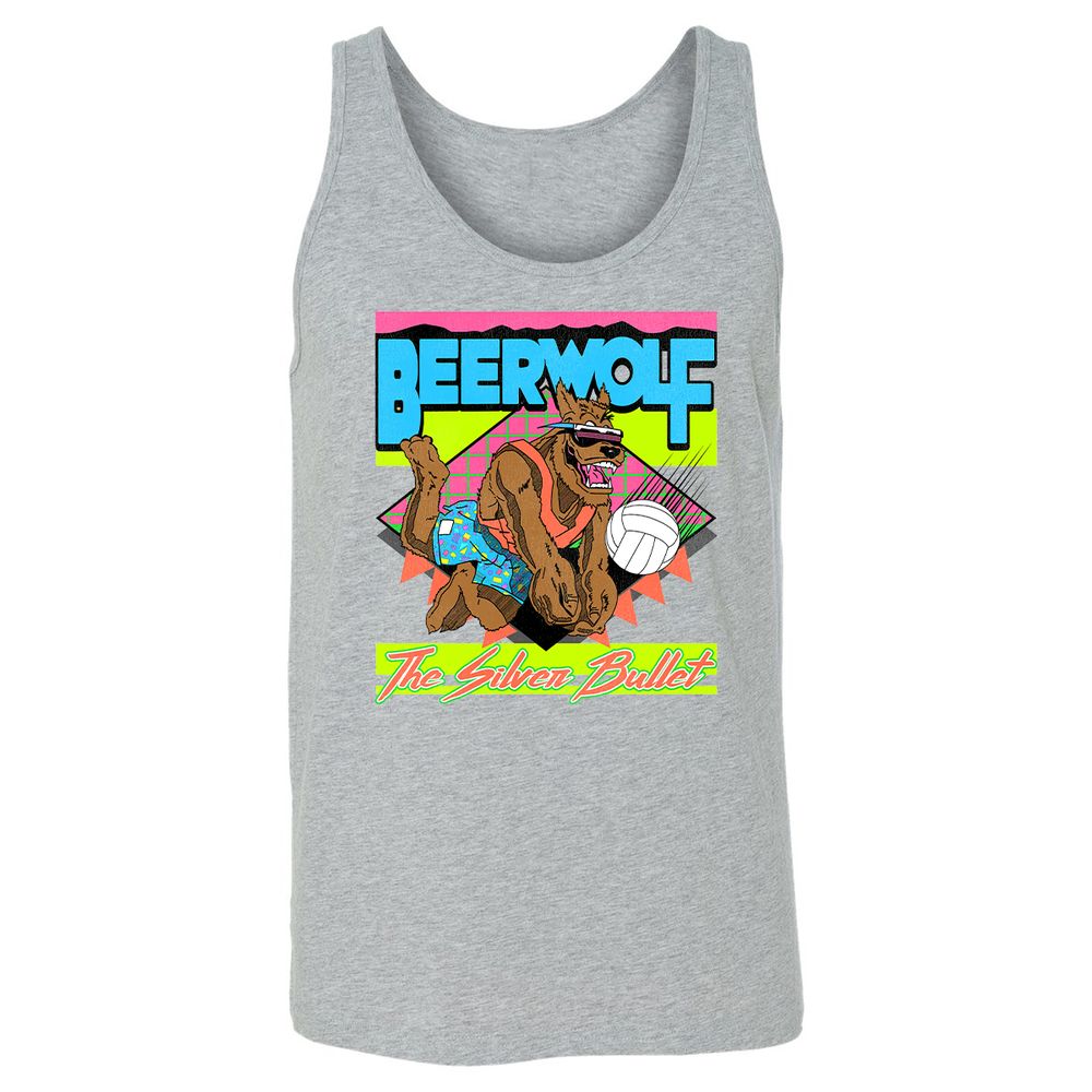 Retro Beach Wolf - Athletic Heather - 4