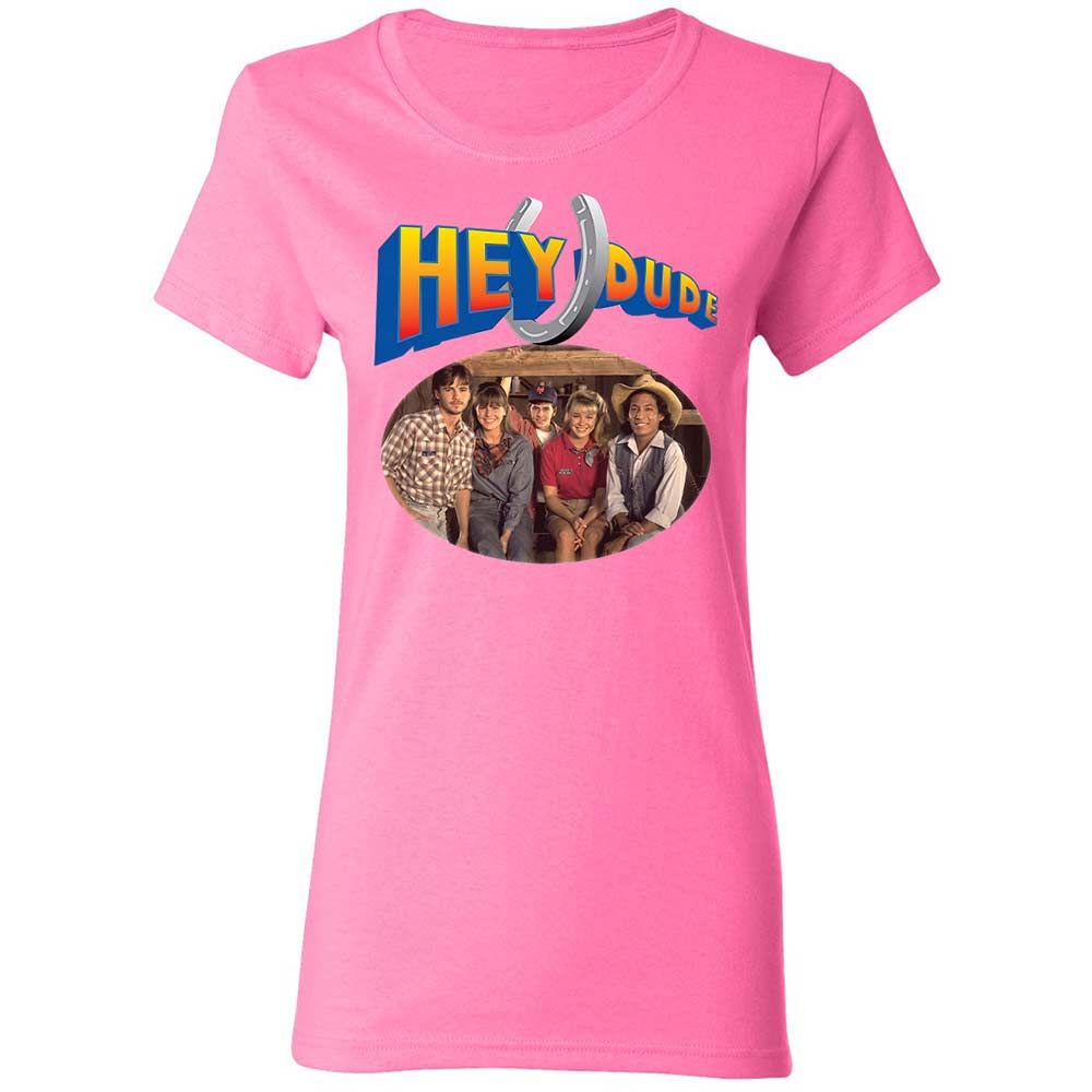 Women's T-Shirt - 6BNGQESF - Azalea - 4