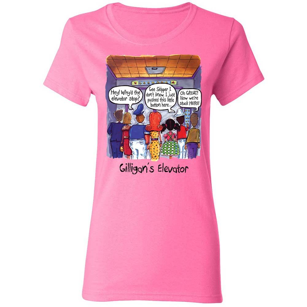 Women's T-Shirt - 4AWKR529 - Azalea - 4