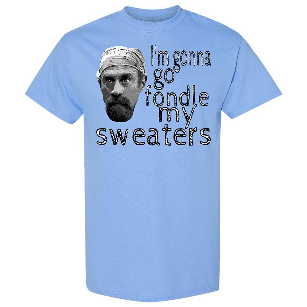 Fondle my sweaters - Carolina Blue - 4