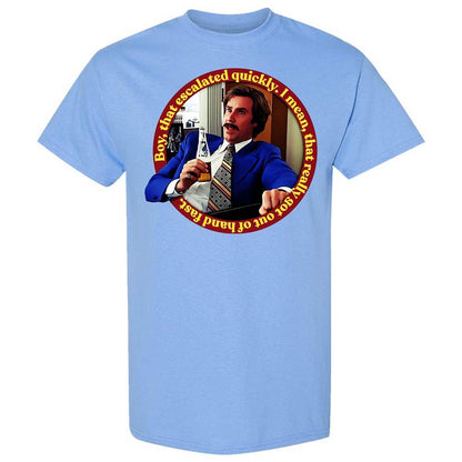 Classic Unisex T-Shirt - Q9J1EGS1 - Carolina Blue - 4