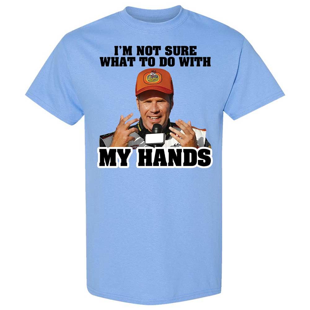 I'm Not Sure What To Do With My Hands - Carolina Blue - 4