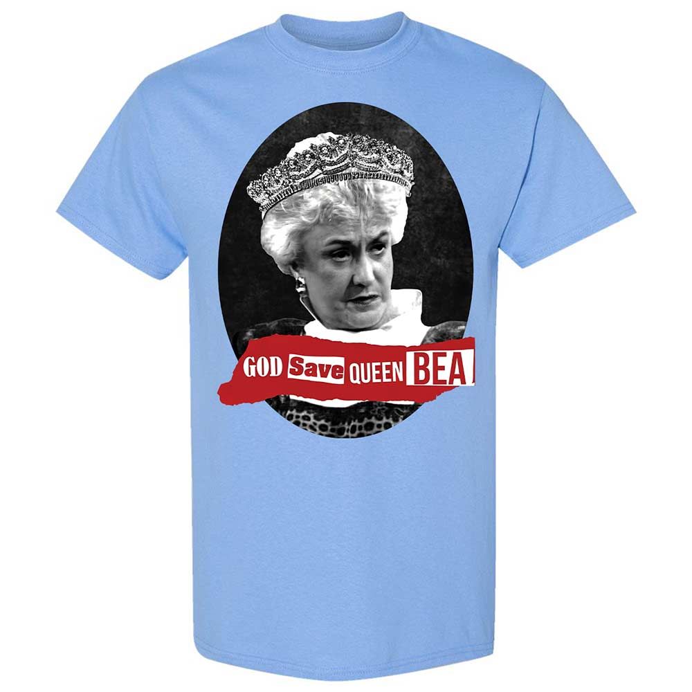 God Save Queen Bea - Carolina Blue - 4