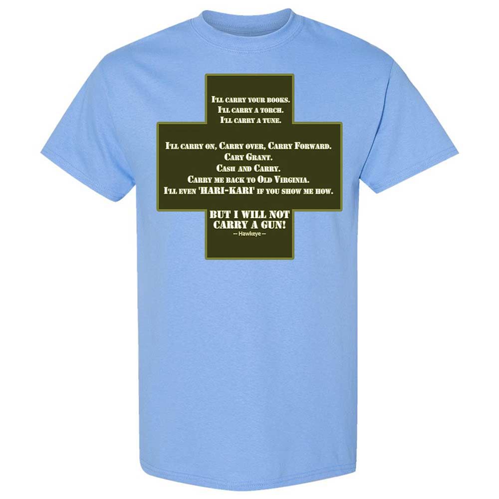 I Will Not Carry a Gun - Carolina Blue - 4