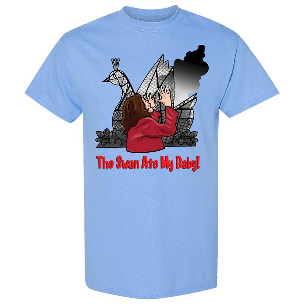 The Swan Ate My Baby - Carolina Blue - 4