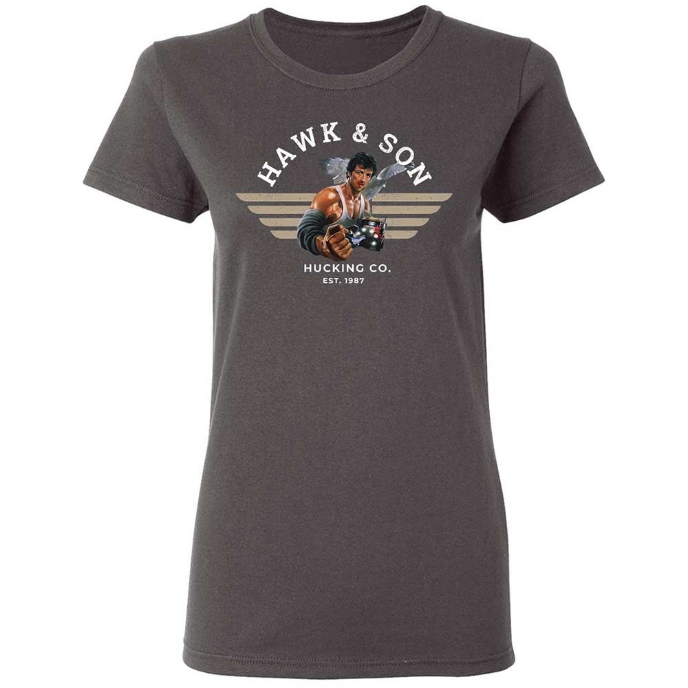 Women's T-Shirt - ZBUFW4RR - Charcoal - 4
