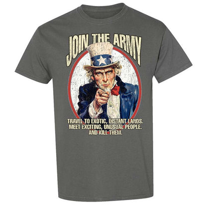 Join The Army - Charcoal - 4