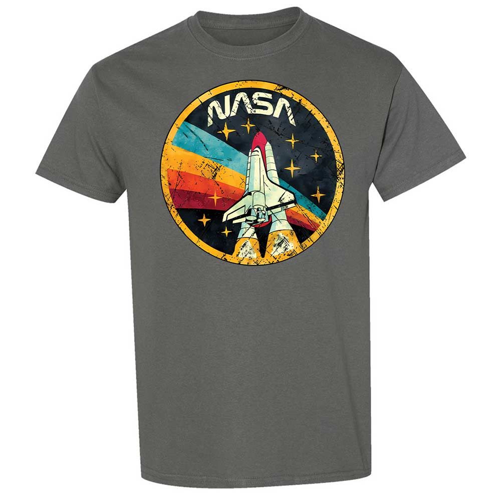 USA Space Agency Vintage Colors - Charcoal - 4