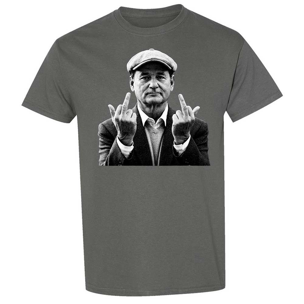 Bill Murray Middle Finger - Charcoal - 4