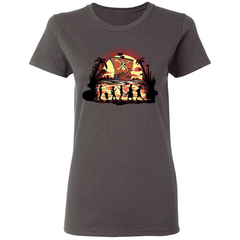 Women's T-Shirt - E883EFGQ - Charcoal - 4