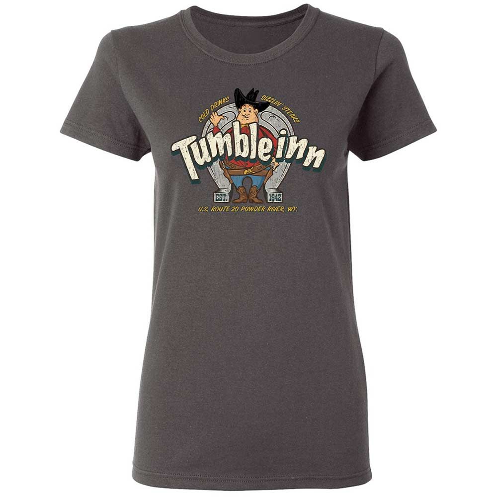 Women's T-Shirt - Q8Z72UZW - Charcoal - 4