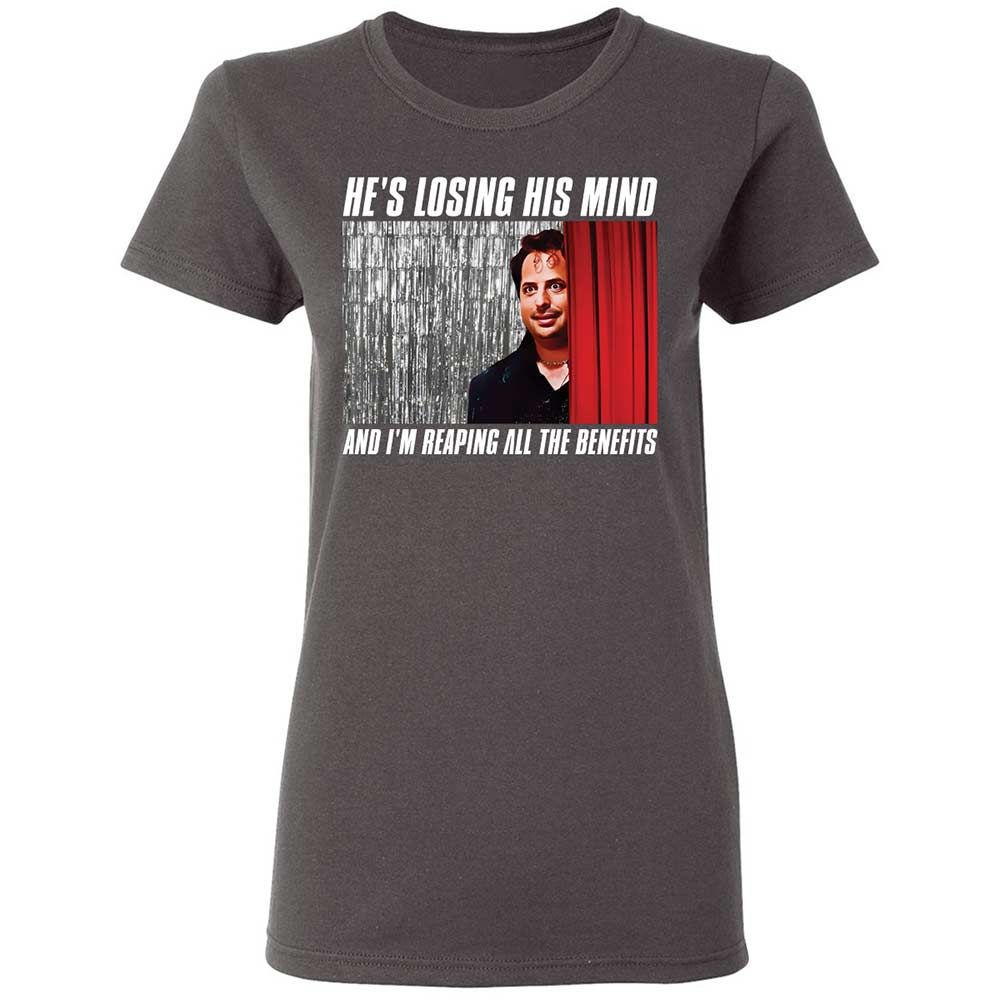 Women's T-Shirt - CK4HM3R8 - Charcoal - 4