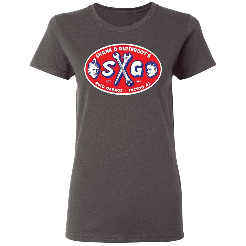 Women's T-Shirt - ZL85SMVK - Charcoal - 4