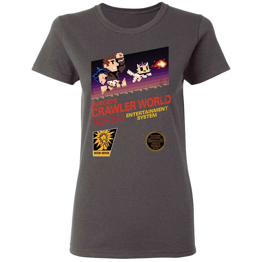Women's T-Shirt - K55DY98P - Charcoal - 4