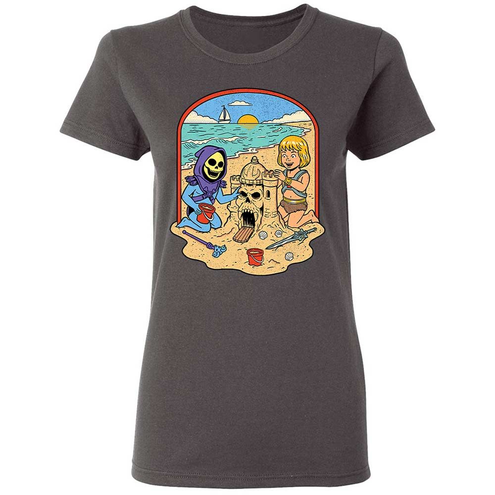 Women's T-Shirt - YNUF8AXW - Charcoal - 4