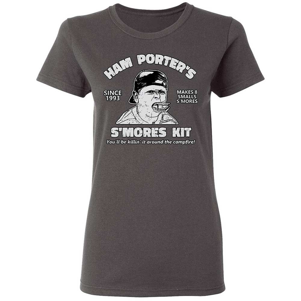 Women's T-Shirt - B1RJGJSY - Charcoal - 4