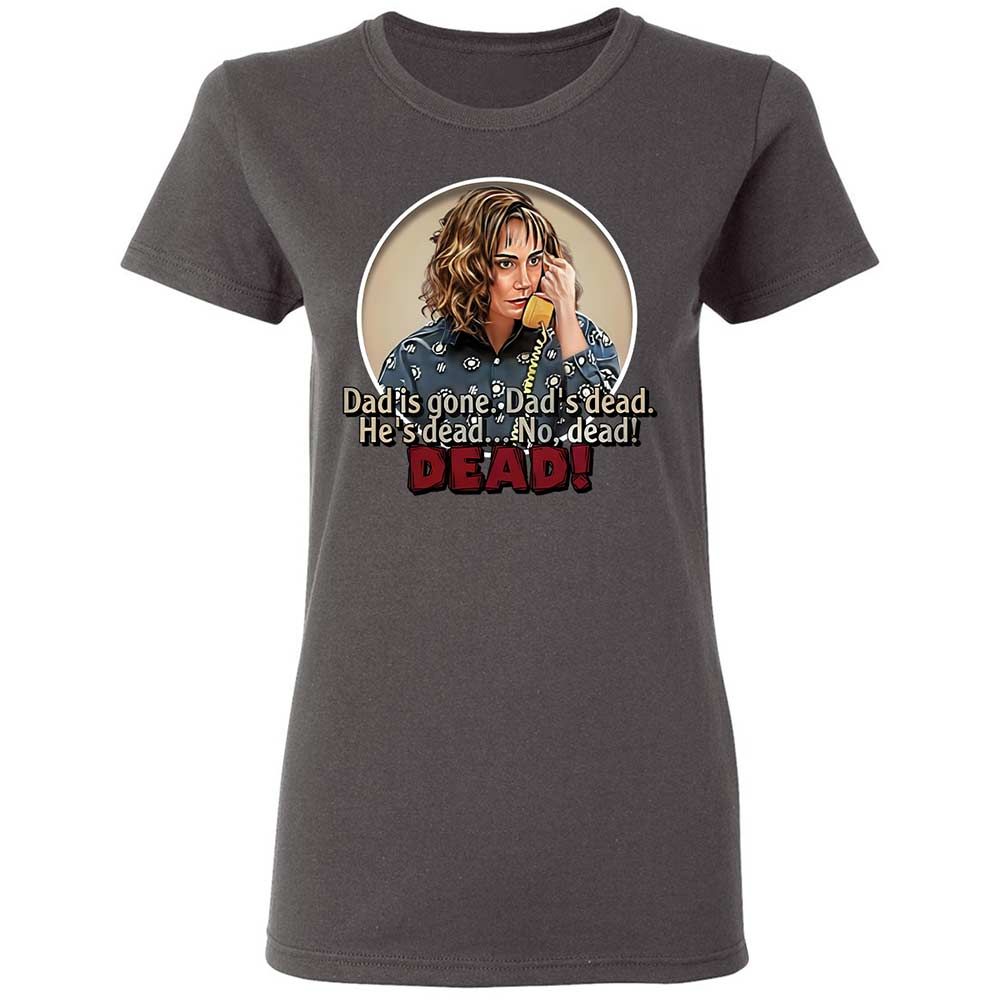 Women's T-Shirt - 7PCAUHEM - Charcoal - 4