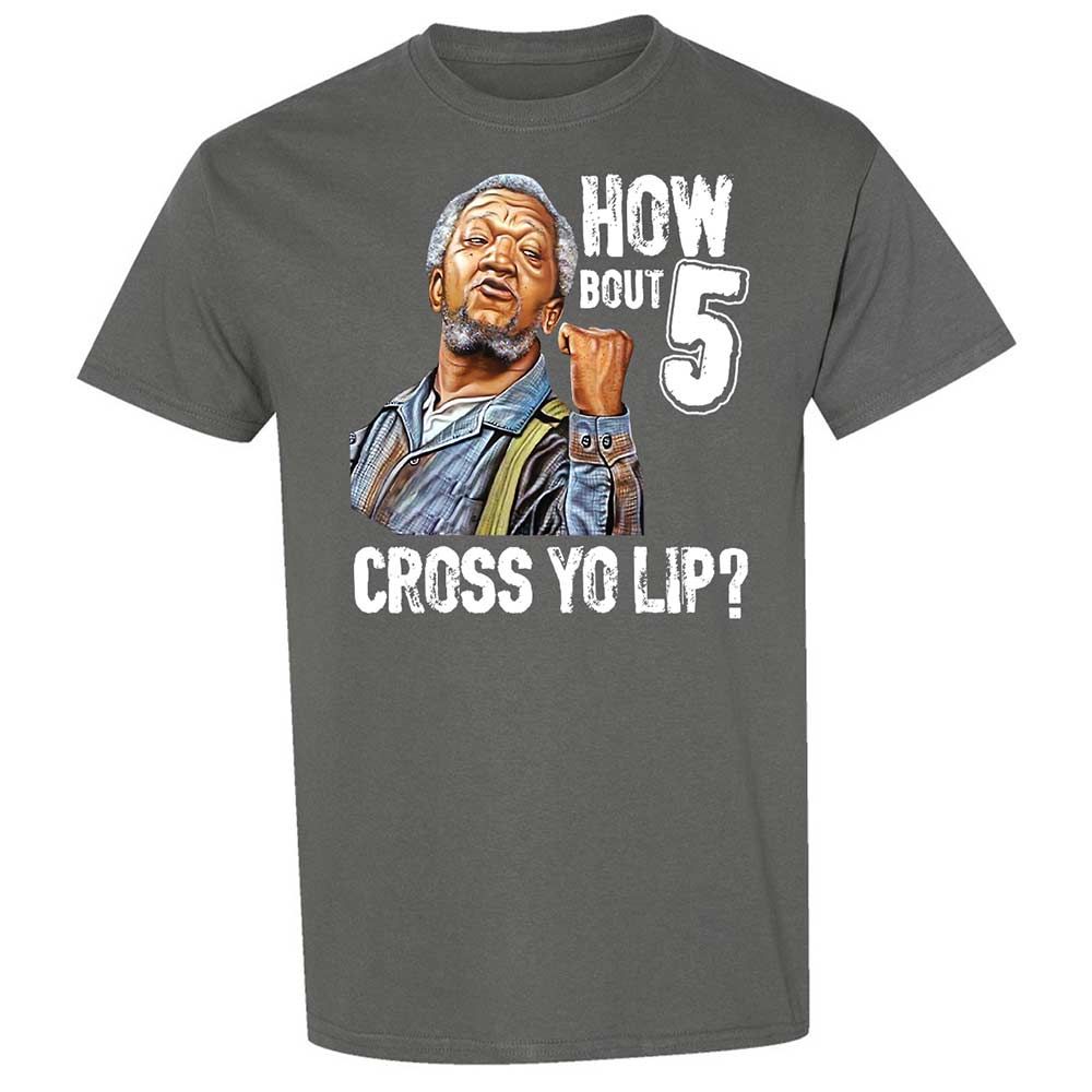 How bout 5 cross yo lip - Charcoal - 4
