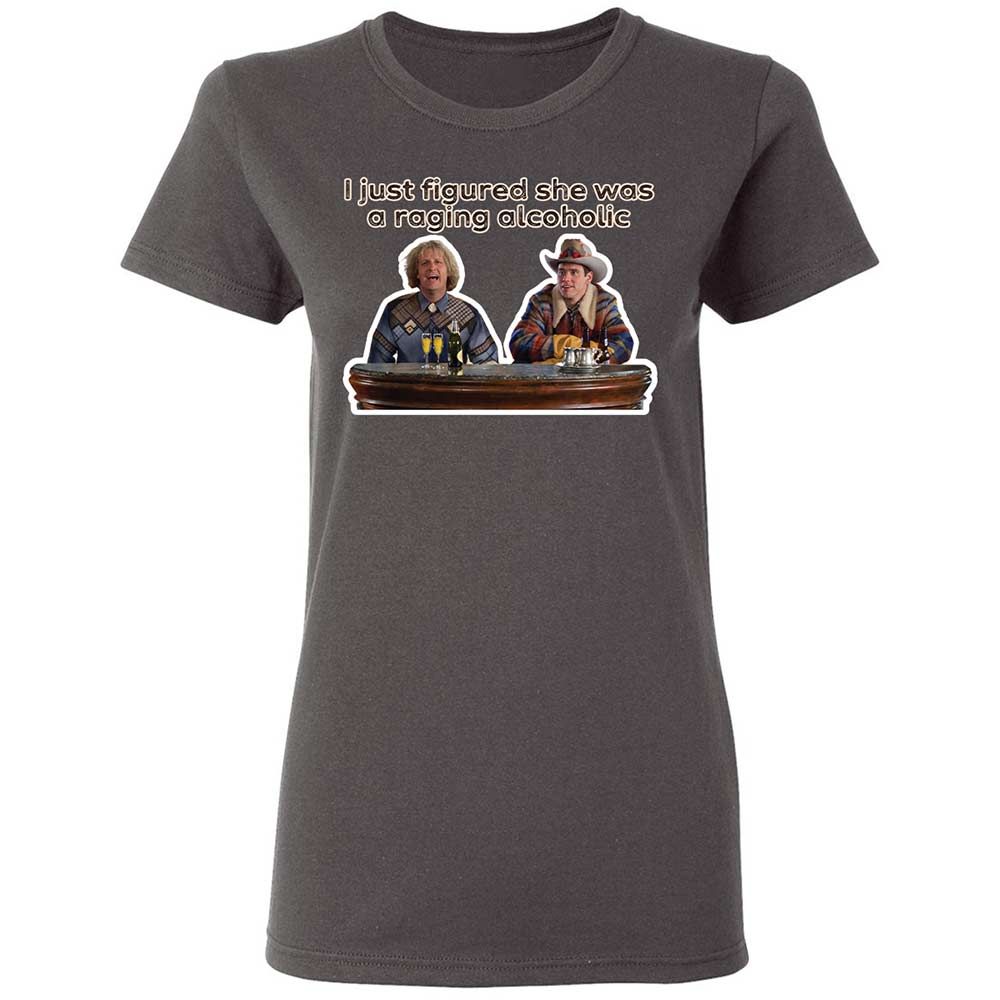 Women's T-Shirt - 4KC3NLHQ - Charcoal - 4