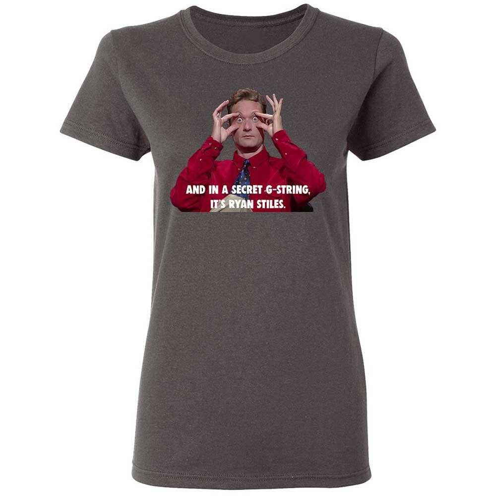 Women's T-Shirt - 5E8LN8MM - Charcoal - 4