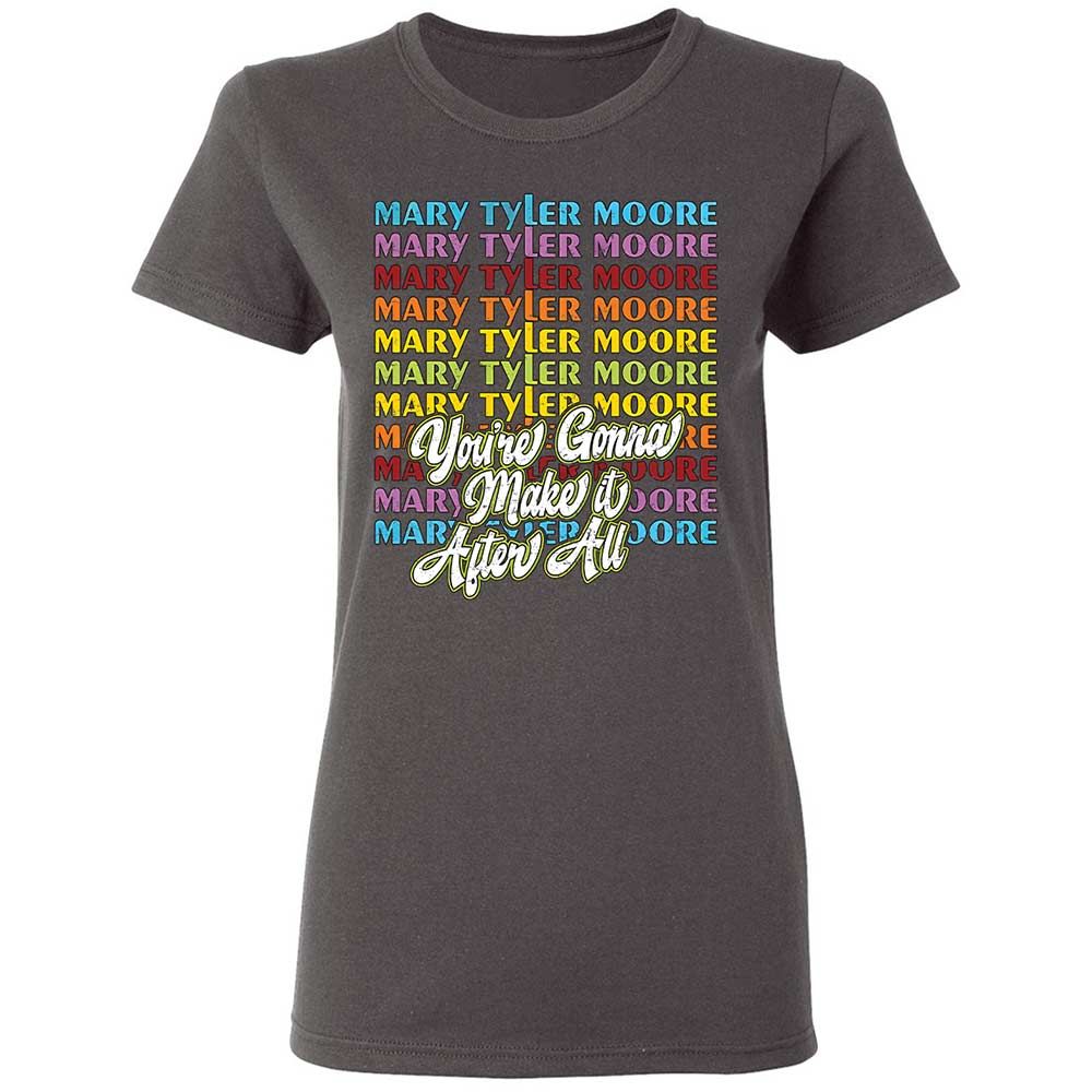 Women's T-Shirt - TW65J9ZR - Charcoal - 4