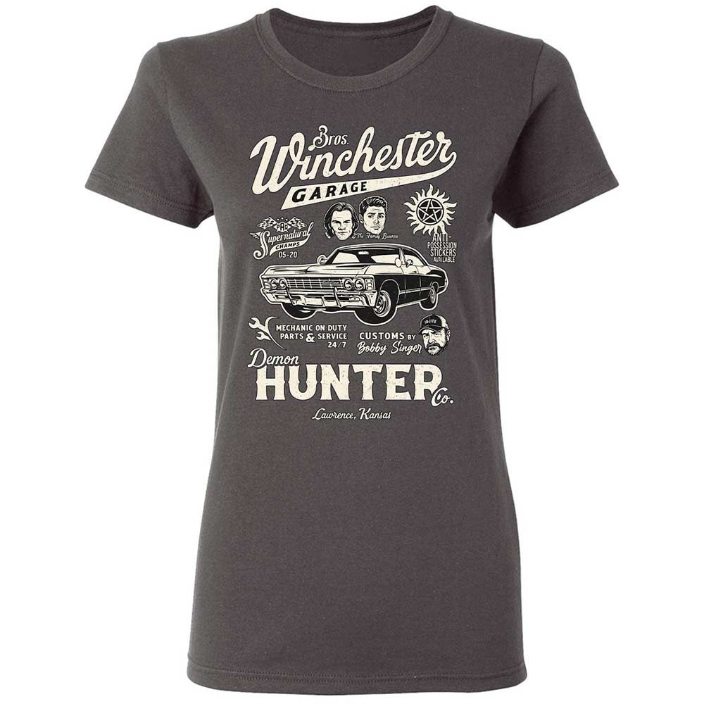 Women's T-Shirt - P15HFVAS - Charcoal - 4