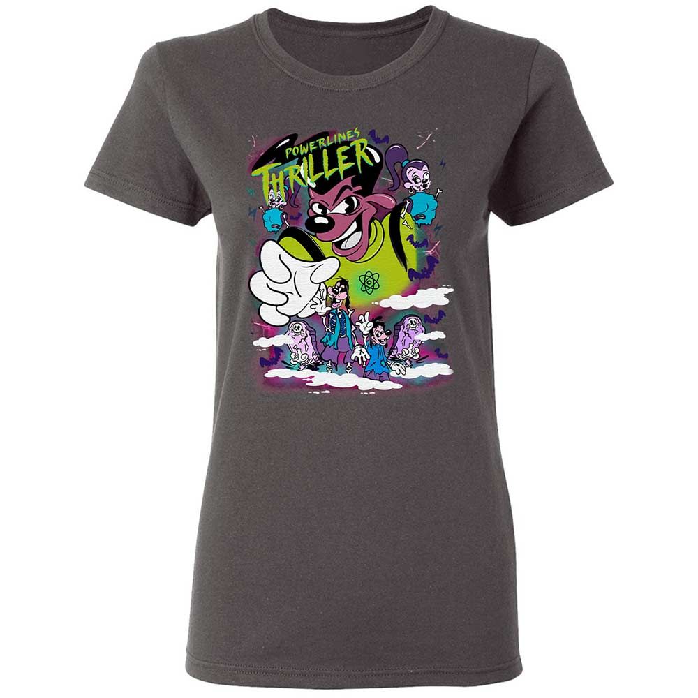 Vintage Pop Cartoon Horror Mashup - Charcoal - 4