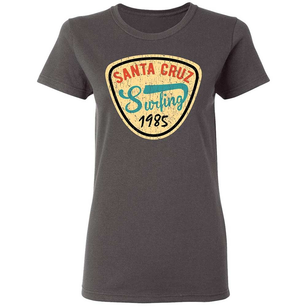 Women's T-Shirt - ZS8RKFY3 - Charcoal - 4