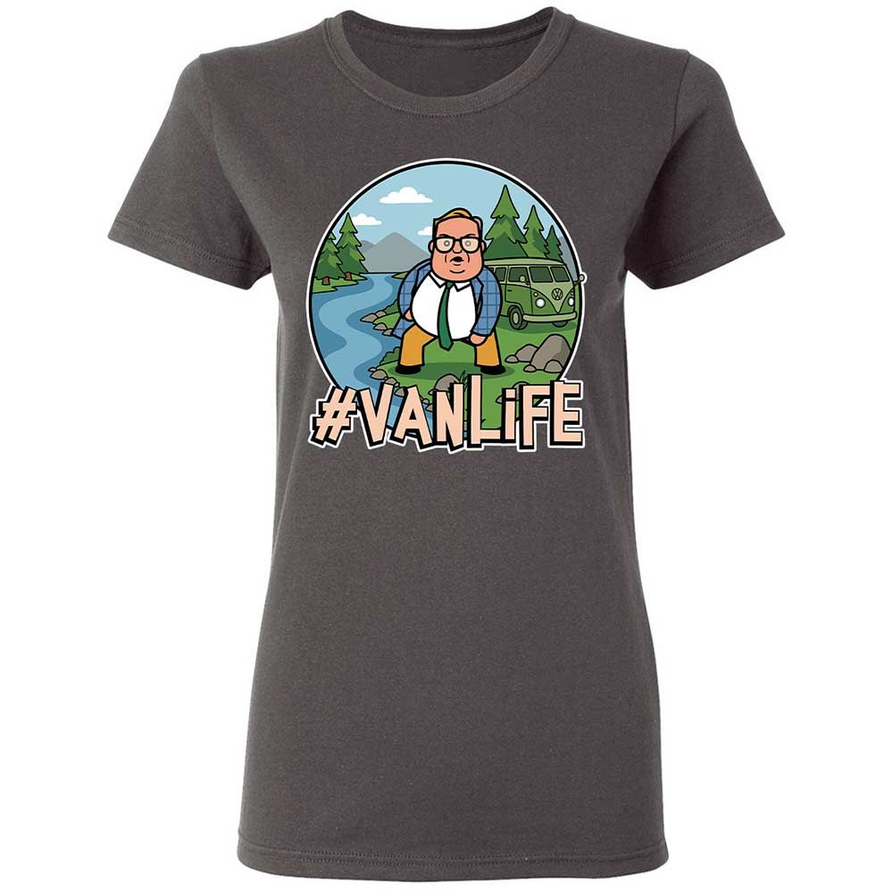 Vanlife living in a van down by the river - Charcoal - 4