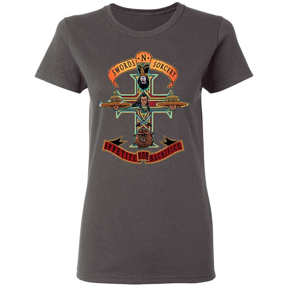 Women's T-Shirt - Z913J3K7 - Charcoal - 4