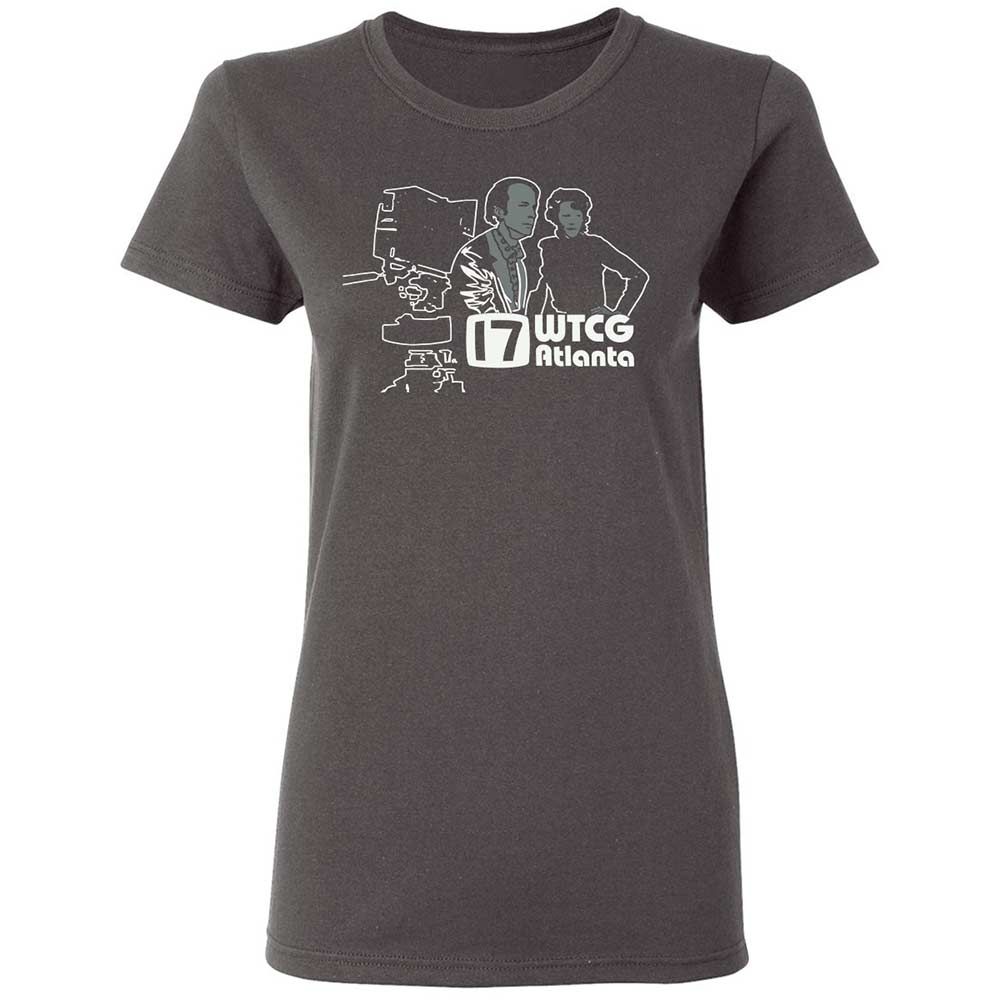 Women's T-Shirt - 9NZYM7P6 - Charcoal - 4
