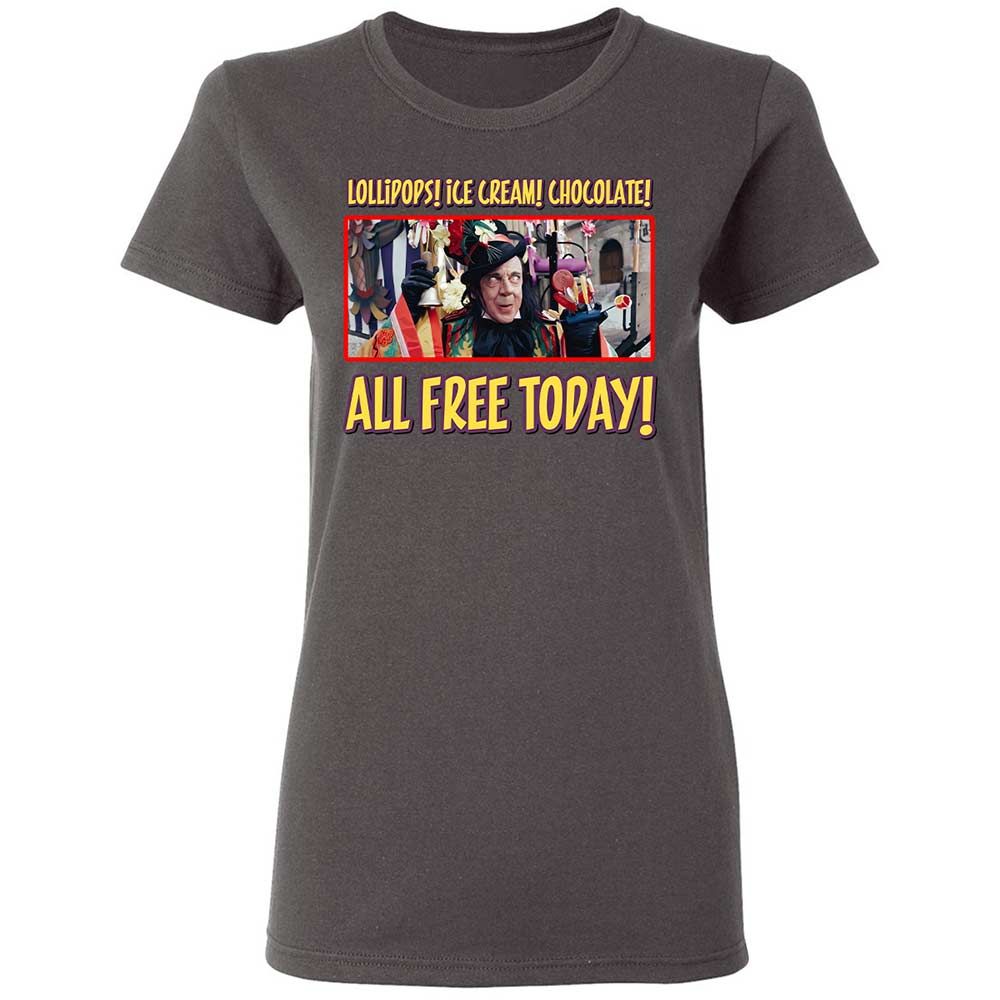 Women's T-Shirt - Y66N3GXS - Charcoal - 4