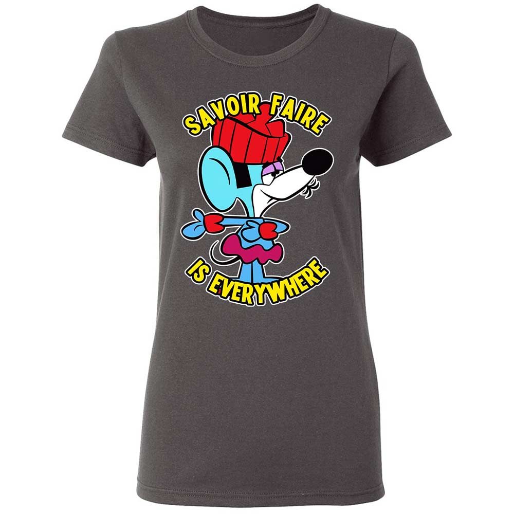 Women's T-Shirt - L8CFZW14 - Charcoal - 4