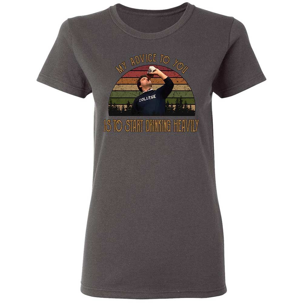 Women's T-Shirt - XFMKLZT8 - Charcoal - 4