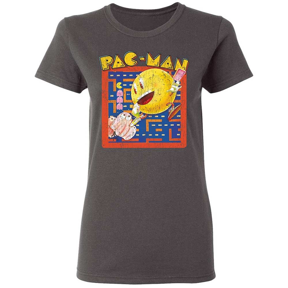 Women's T-Shirt - 7LC6FZKV - Charcoal - 4