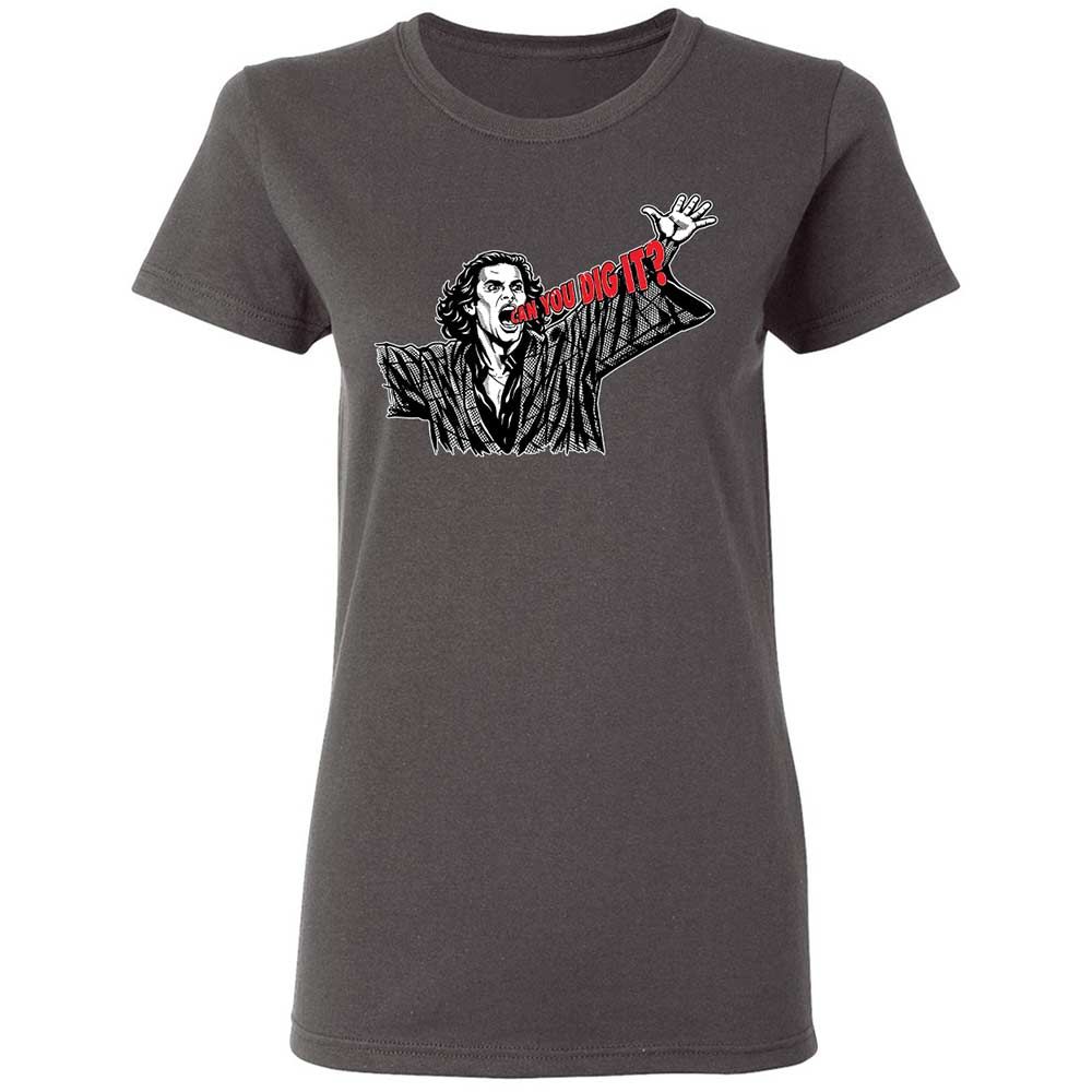 Women's T-Shirt - 4F8N83F9 - Charcoal - 4