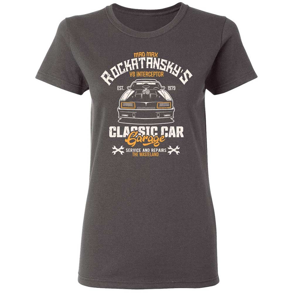Women's T-Shirt - Q2YA5U87 - Charcoal - 4