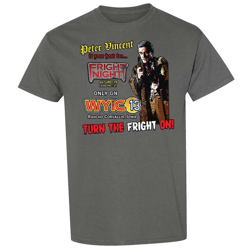 Peter Vincent Fright horror night cult - Charcoal - 4