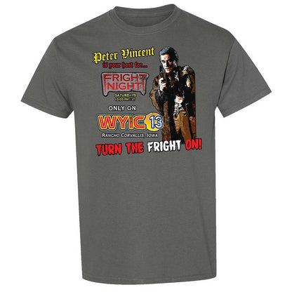 Peter Vincent Fright horror night cult - Charcoal - 4