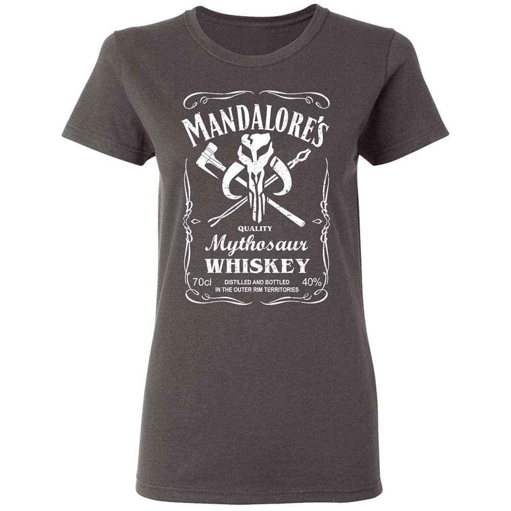 Women's T-Shirt - DAP5YZLQ - Charcoal - 4