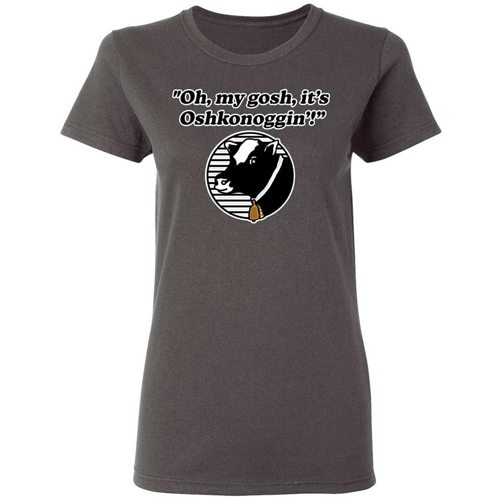 Women's T-Shirt - H9KH3QXJ - Charcoal - 4