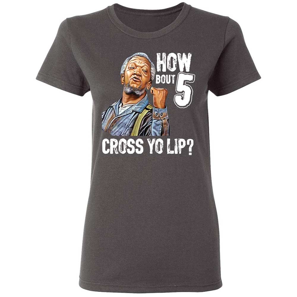 How bout 5 cross yo lip - Charcoal - 4
