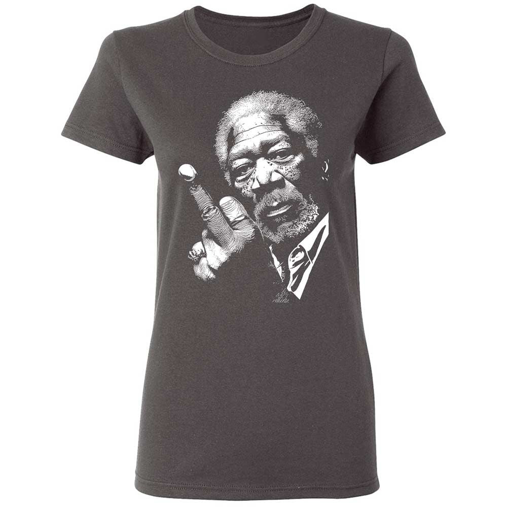 Morgan Freeman middle finger - Charcoal - 4