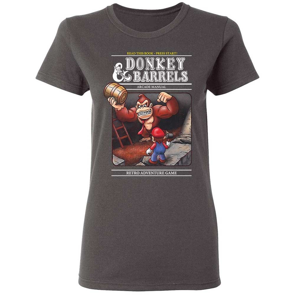 Women's T-Shirt - D4Z3PTW5 - Charcoal - 4