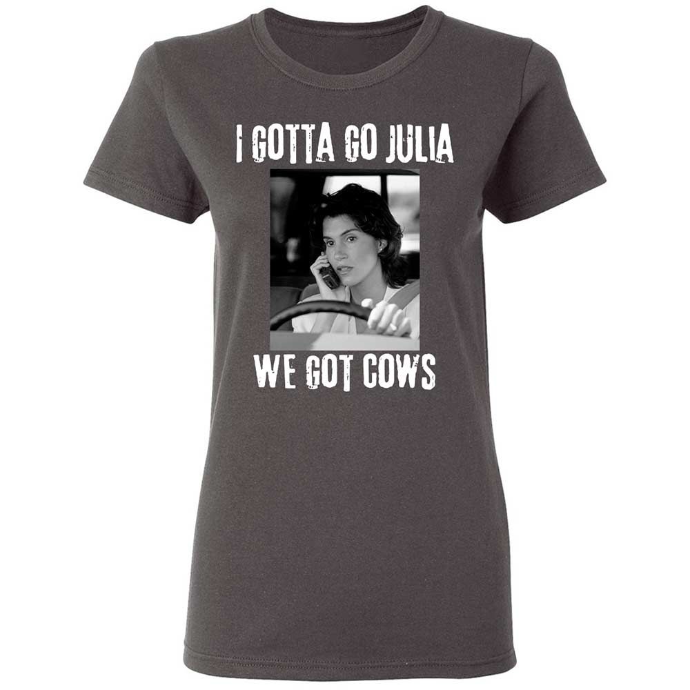 Women's T-Shirt - U9FJQRCS - Charcoal - 4