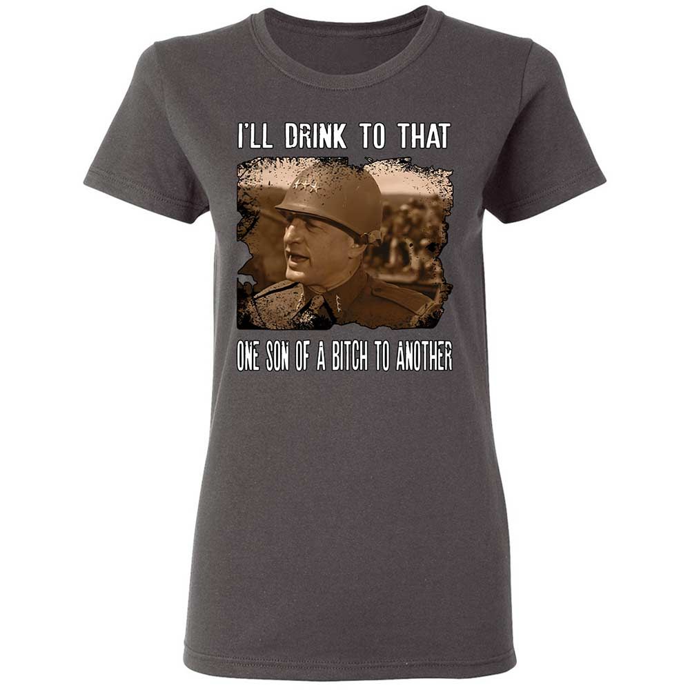 Women's T-Shirt - A4LZNYUJ - Charcoal - 4