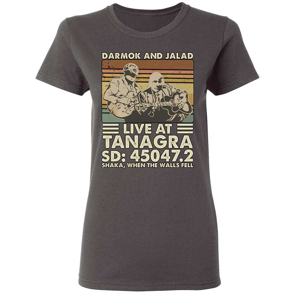 Women's T-Shirt - QCJYLHTQ - Charcoal - 4