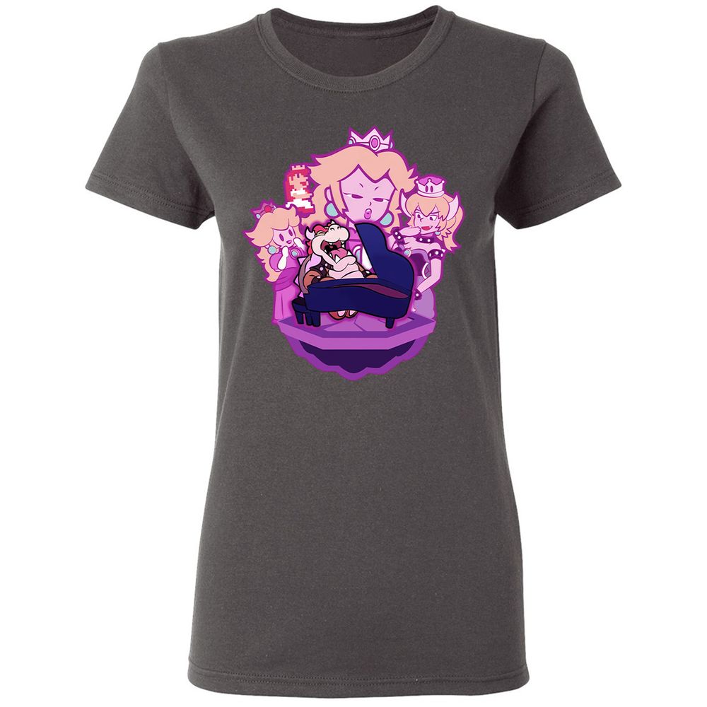 Women's T-Shirt - 8M4N2LZD - Charcoal - 4