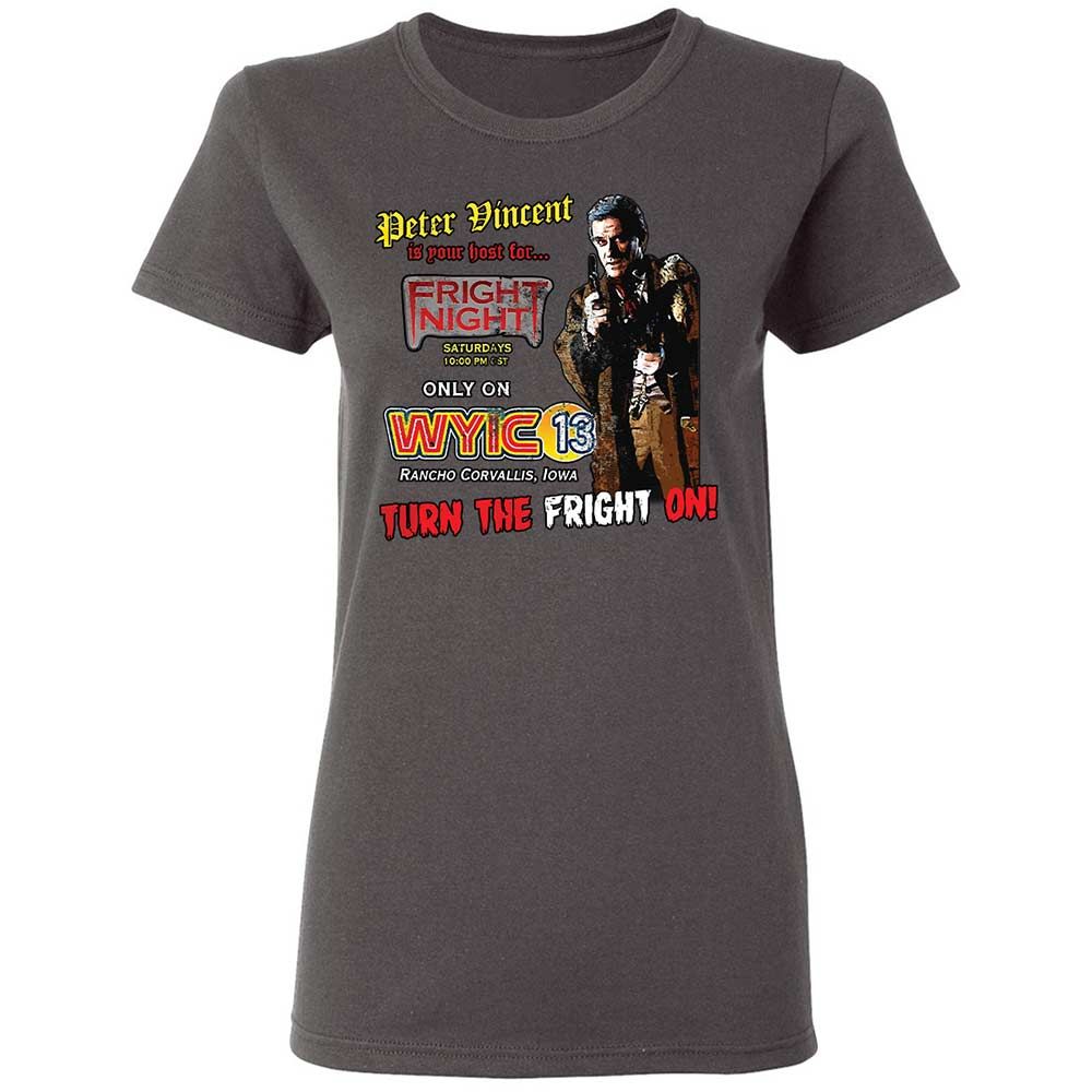 Peter Vincent Fright horror night cult - Charcoal - 4