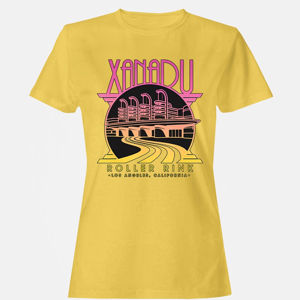 Olivia Newton-John Xanadu Roller Rink Pink Yellow Fade - Daisy - 4